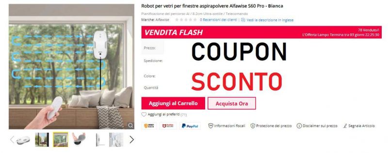 Alfawise s60 pro coupon gearbest-robot lavavetri alfawise