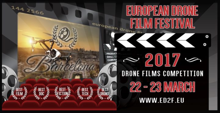 logo european drone film festival-barcellona-eventi droni 2017-concorsi droni-festival barcellona-contatti