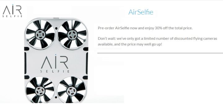 recensione AirSelfie-air selfie pre-order-ordina-selfie-caratteristiche-tecniche-unboxing.droni per selfie