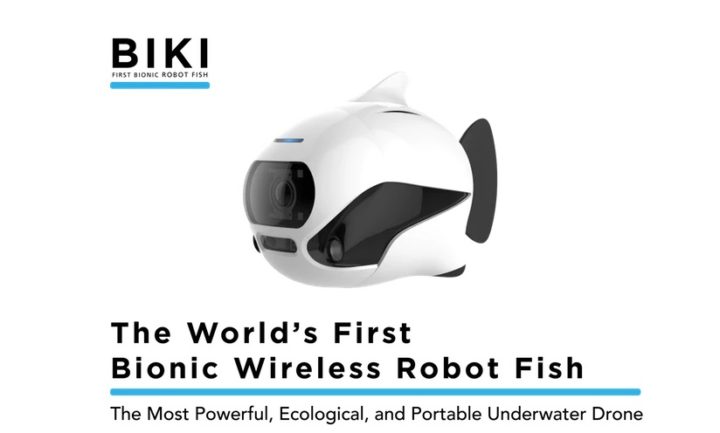 recensione drone sottomarino biki-drone a forma di pesce-drone pesce-drone sottomarino 4k