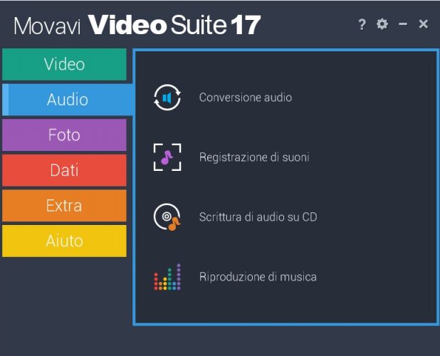 Movavi Video suite suono