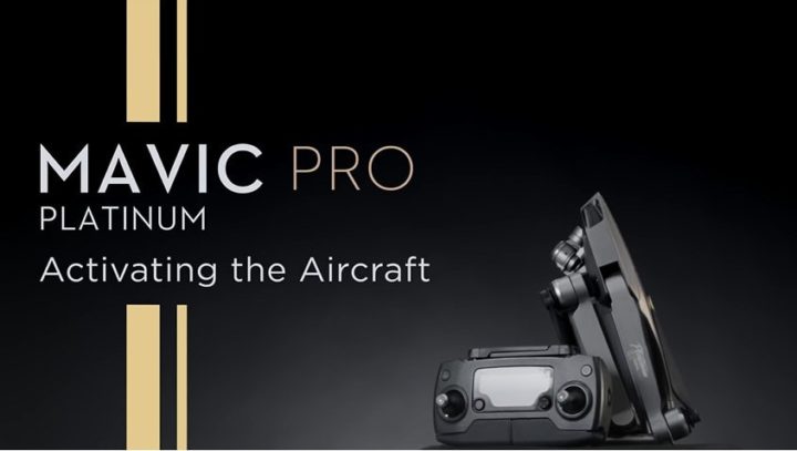 Come attivare il drone DJI Mavic Pro Platinum