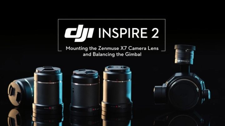 DJI Inspire 2 videocamera Zenmuse X7