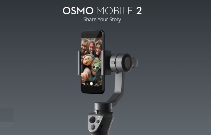 dji osmo mobile 2 ces 2018-stabilizzatore per smartphone-gimbal per smartphone