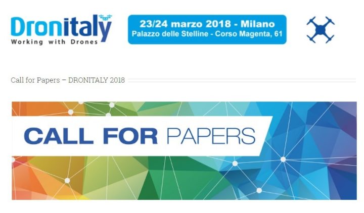 milano dronitaly 2018 call for papers