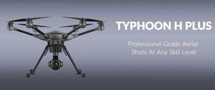 yuneec typhoon h plus-ces 2018 novità-droni ces 2018
