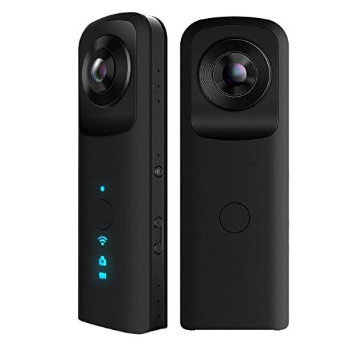 Action Cam VR Panoramic 360, fotocamera doppia lente fisheye Action Cam VR Panoramic 360