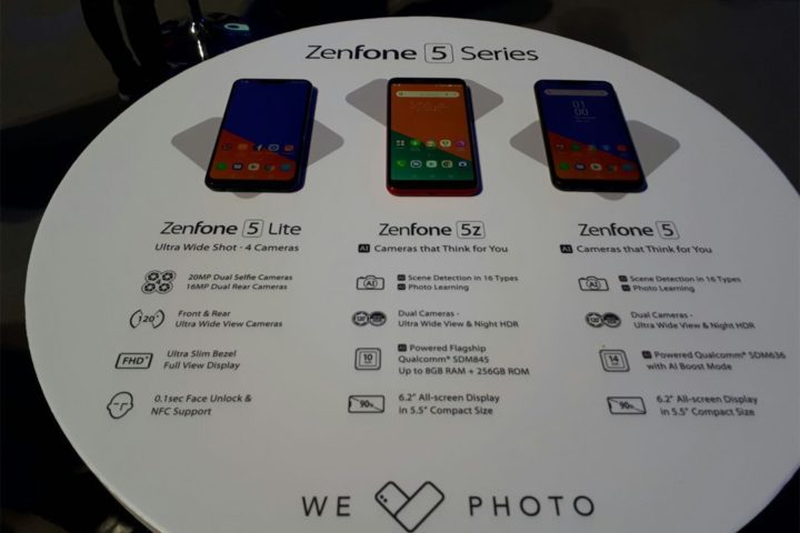 La nuova linea ZenFone 5 di Asus al MWC Nuova gamma Asus ZenFone 5