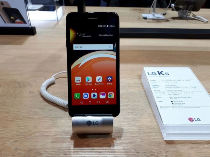 Lg K8 2018, l’entry level del brand nuovo smartphone lg k8 2018 mwc barcellona