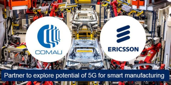 Ericsson Comau e Tim 5G