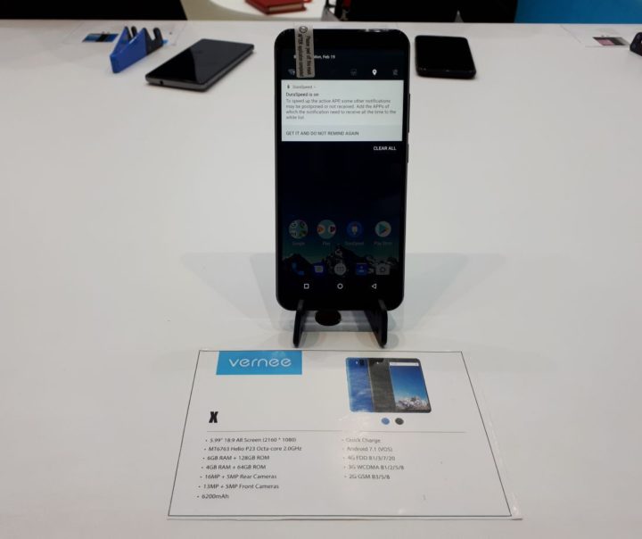 Vernee X con CPU MediaTek Helio P23 nuovo smartphone vernee x amazon