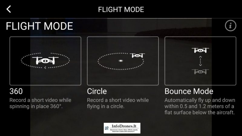 App DJI Tello funzioni