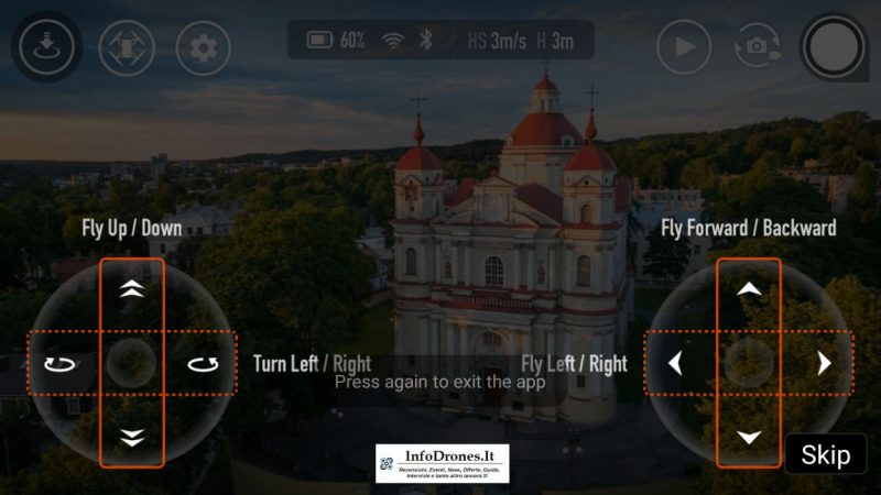 App DJI Tello spiegazione