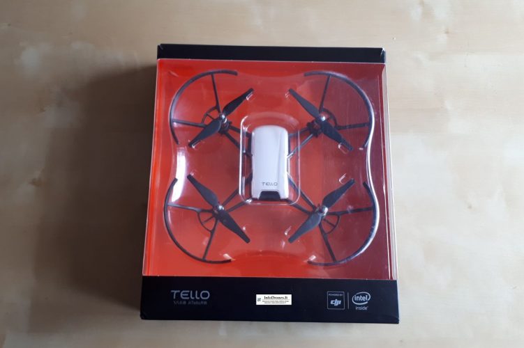 confezione dji tello avanti