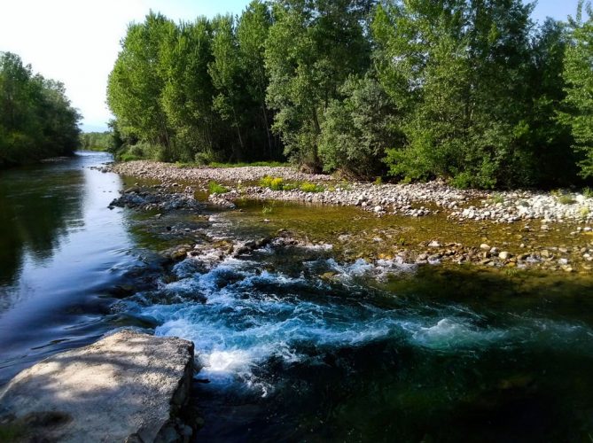 dji tello foto fiume