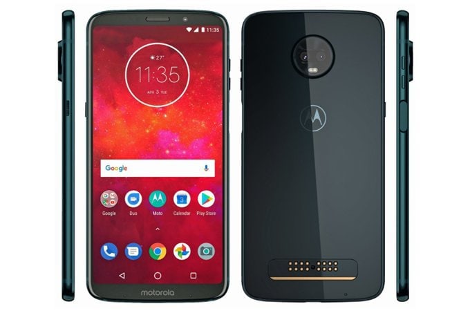Moto Z3 Play prime immagini e caratteristiche Moto Z3 Play
