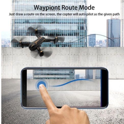 drone VISUO XS812 GPS waypoint