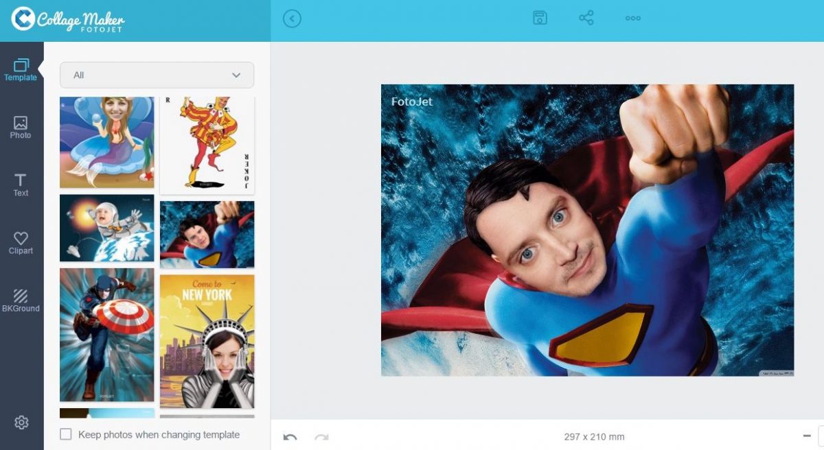 programma collage maker superman