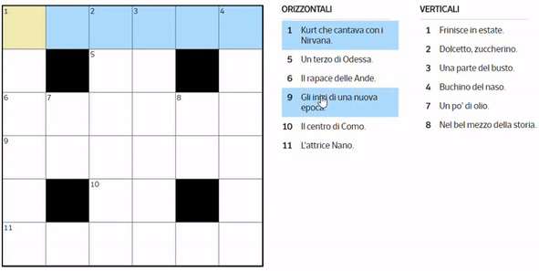 cruciverba facili per anziani