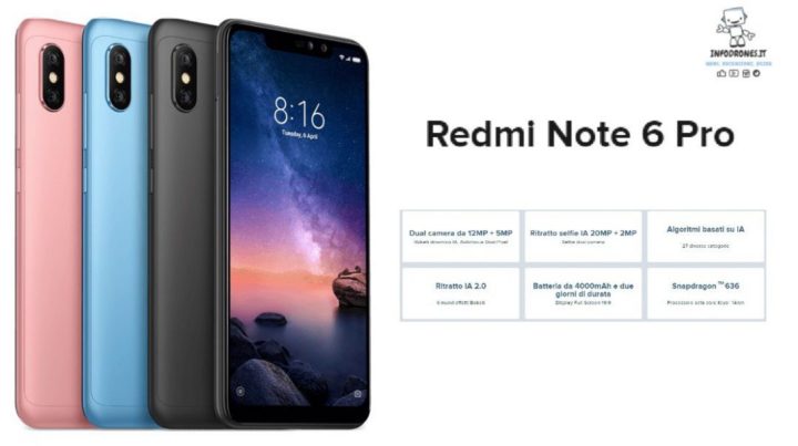 Redmi Note 6 Pro | Caratteristiche | Funzioni | Prezzo Xiaomi redmi note 6 pro