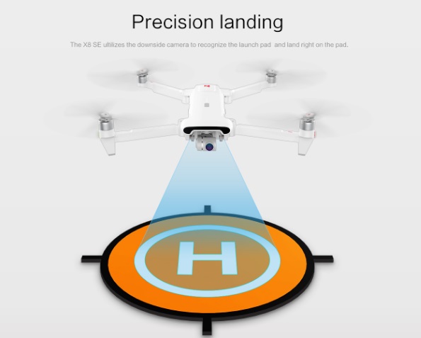 fimi x8 se precision landing