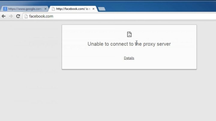 Impossibile collegarsi al Server Proxy