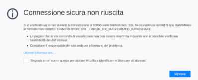 impossibile stabilire una connessione sicura-3