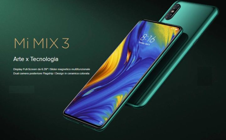 Xiaomi Mi Mix 3 5G. L’annuncio al MWC di Barcellona xiaomi mi mix 3 5g