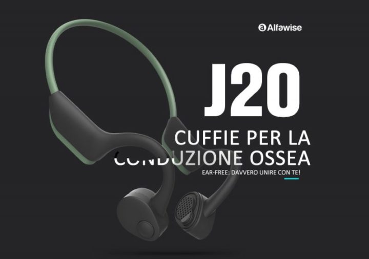 Alfawise J20 Cuffie Bluetooth 5.0 su Gearbest