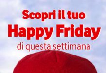 Vodafone Happy Friday 16 agosto 2019: ecco i premi