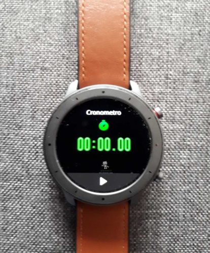 amazfit gtr 47mm cronometro