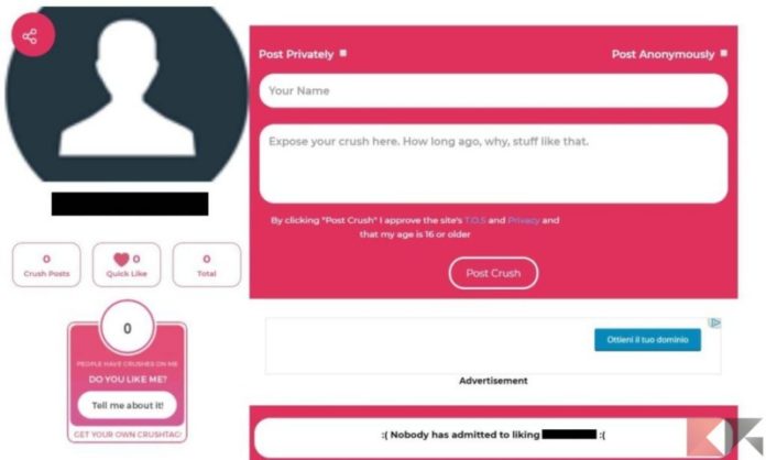 come leggere i messaggi privati su thiscrush