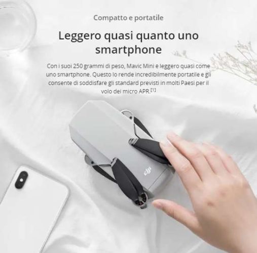 peso dji mavic mini