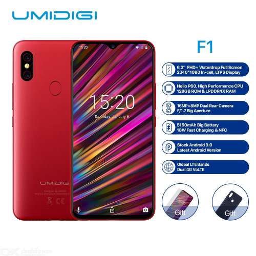 migliori smartphone sotto i 150 euro 2020-umidigi f1