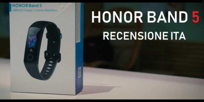 honor band 5 recensione
