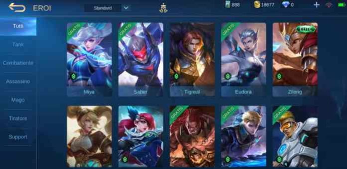 migliori eroi mobile legends