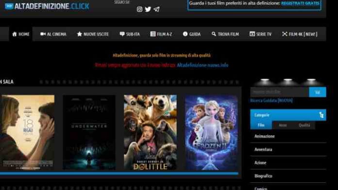 altadefinizione nuovo sito