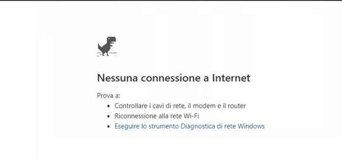 connesso senza internet