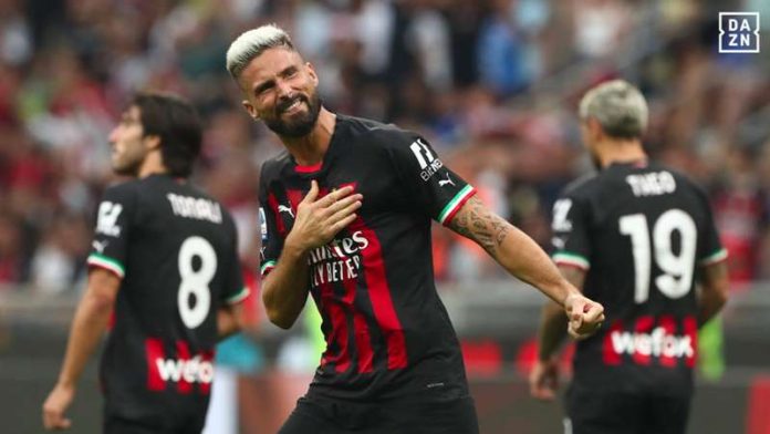 salernitana milan streaming gratis